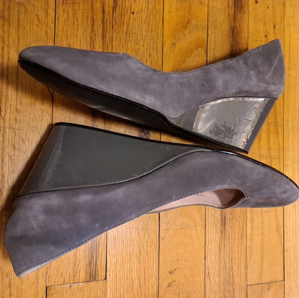 Taryn Rose Gray Wedges